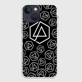 Чехол для iPhone 13 mini с принтом LINKIN PARK PATTERN в Тюмени,  |  | alteranative rock | chester bennington | linkin park | logo | mike shinoda | music | rap | rock | альтернативный рок | группа | лого | музыка | реп | рок