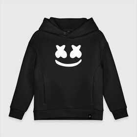 Детское худи Oversize хлопок с принтом Marshmello в Тюмени, френч-терри — 70% хлопок, 30% полиэстер. Мягкий теплый начес внутри —100% хлопок | боковые карманы, эластичные манжеты и нижняя кромка, капюшон на магнитной кнопке | Тематика изображения на принте: dj | marshmello | marshmelo | диджей | клубная | клубняк | логотип | маршмелло | маршмеллоу | маршмело | маршмэллоу | музыка | смайлик | улыбка | электронная