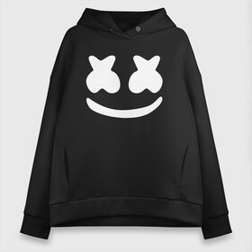 Женское худи Oversize хлопок с принтом Marshmello в Тюмени, френч-терри — 70% хлопок, 30% полиэстер. Мягкий теплый начес внутри —100% хлопок | боковые карманы, эластичные манжеты и нижняя кромка, капюшон на магнитной кнопке | dj | marshmello | marshmelo | диджей | клубная | клубняк | логотип | маршмелло | маршмеллоу | маршмело | маршмэллоу | музыка | смайлик | улыбка | электронная