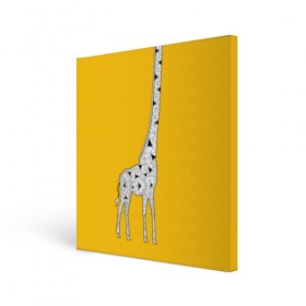 Холст квадратный с принтом Я Жираф в Тюмени, 100% ПВХ |  | animal | desert | giraffe | long | pattern | skin | tall | высокий | длинная | животное | животные | жираф | жирафы | пустыня | узор | шея