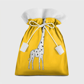 Подарочный 3D мешок с принтом Я Жираф в Тюмени, 100% полиэстер | Размер: 29*39 см | Тематика изображения на принте: animal | desert | giraffe | long | pattern | skin | tall | высокий | длинная | животное | животные | жираф | жирафы | пустыня | узор | шея