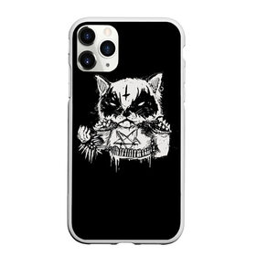 Чехол для iPhone 11 Pro матовый с принтом Dark Cat в Тюмени, Силикон |  | cat | cats | dark | kitten | kitty | pussy | satan | дикий | злой | кот | котенок | котик | котики | коты | котята | кошка | кошки | мрачный | сатанист | черный