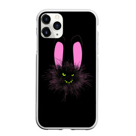 Чехол для iPhone 11 Pro Max матовый с принтом Мрачный Зайчик в Тюмени, Силикон |  | creepy | ear | ears | rabbit | rabbits | scary | spooky | жуткий | зайцы | зайчик | зайчики | заяц | кролик | кролики | мрачный | страшный | ухо | уши | ушки