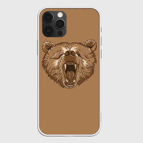 Чехол для iPhone 12 Pro Max с принтом Бурый Медведь в Тюмени, Силикон |  | bear | bears | brown | russia | russian | бурый | коричневый | косматый | лапы | медведи | медведь | россия | русский | хвост | хищник