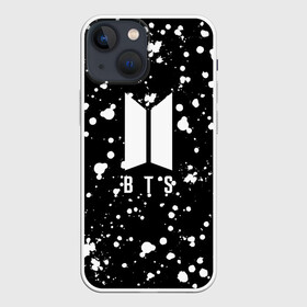 Чехол для iPhone 13 mini с принтом BTS в Тюмени,  |  | bt21 | bts | bts army | bts stickers | dirty | j hope | jimin | jin | jungkook | k pop | paint | rap monster | rapmon | suga | v | брызги | бтс | капли | корея | краска | стикеры bts