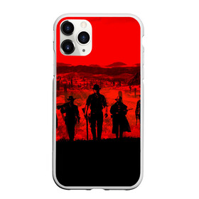 Чехол для iPhone 11 Pro Max матовый с принтом RDR 2 в Тюмени, Силикон |  | gamer | gun | logo | play | player | rdr2 | red dead redemption 2 | rockstar | western | вестерн | ковбои | компьютерные игры 2019 | криминал | лого | рокстар