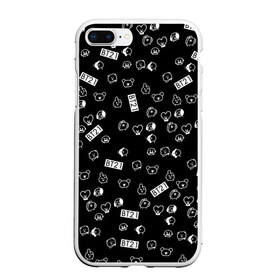 Чехол для iPhone 7Plus/8 Plus матовый с принтом BTS BT21 STICKERS в Тюмени, Силикон | Область печати: задняя сторона чехла, без боковых панелей | bt21 | bts | bts army | bts stickers | j hope | jimin | jin | jungkook | k pop | rap monster | rapmon | suga | v | бтс | корея | стикеры bts