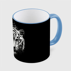 Кружка 3D с принтом Dark Tiger в Тюмени, керамика | ёмкость 330 мл | africa | creepy | dark | desert | predator | scary | tiger | tigers | африка | жуткий | мрачный | пустыня | страшный | тигр | тигренок | тигрица | тигрицы | тигры | тигрята | хищник