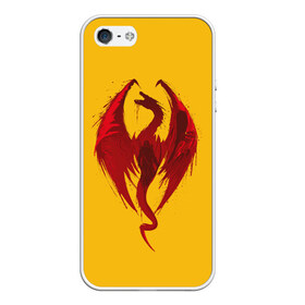 Чехол для iPhone 5/5S матовый с принтом Красный Дракон в Тюмени, Силикон | Область печати: задняя сторона чехла, без боковых панелей | age | dragon | dragons | knight | knights | middle | red | viking | vikings | век | века | викинг | викинги | дракон | дракона | драконы | как | красный | приручить | рыцари | рыцарь | средние | средний