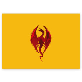Поздравительная открытка с принтом Красный Дракон в Тюмени, 100% бумага | плотность бумаги 280 г/м2, матовая, на обратной стороне линовка и место для марки
 | Тематика изображения на принте: age | dragon | dragons | knight | knights | middle | red | viking | vikings | век | века | викинг | викинги | дракон | дракона | драконы | как | красный | приручить | рыцари | рыцарь | средние | средний