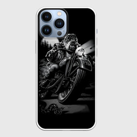 Чехол для iPhone 13 Pro Max с принтом Biker dog   Пёс байкер в Тюмени,  |  | biker | choper | harleydavidson | moto | motorcycle | romantic | байкер | мото | моторомантик | пёс | романтик | собака | харлей | чопер