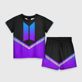 Детский костюм с шортами 3D с принтом BTS в Тюмени,  |  | bt21 | bts | bts army | bts stickers | j hope | jimin | jin | jungkook | k pop | rap monster | rapmon | suga | v | бтс | корея | стикеры bts