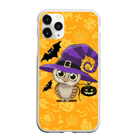 Чехол для iPhone 11 Pro Max матовый с принтом Совушка и хэллоуин в Тюмени, Силикон |  | halloween | летучая мышь | подарок на хэллоуин | прикольная сова | сова | сова и хэллоуин | совушка | тыква | тыква на хэллоуин | хэллоуин
