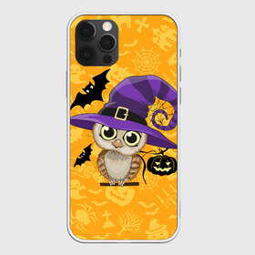 Чехол для iPhone 12 Pro Max с принтом Совушка и хэллоуин в Тюмени, Силикон |  | Тематика изображения на принте: halloween | летучая мышь | подарок на хэллоуин | прикольная сова | сова | сова и хэллоуин | совушка | тыква | тыква на хэллоуин | хэллоуин