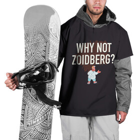 Накидка на куртку 3D с принтом Why not Zoidberg? в Тюмени, 100% полиэстер |  | bender | fry | futurama | planet express | zoidberg | бендер | гипножаба | зойдберг | лила | фрай | футурама