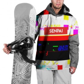 Накидка на куртку 3D с принтом SENPAI в Тюмени, 100% полиэстер |  | Тематика изображения на принте: 