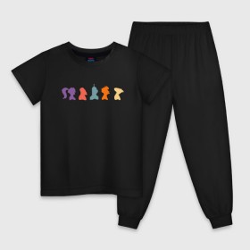 Детская пижама хлопок с принтом Futurama characters в Тюмени, 100% хлопок |  брюки и футболка прямого кроя, без карманов, на брюках мягкая резинка на поясе и по низу штанин
 | bender | fry | futurama | planet express | бендер | гипножаба | зойдберг | лила | фрай | футурама