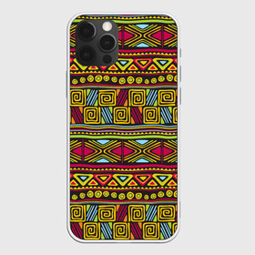 Чехол для iPhone 12 Pro с принтом Этнический орнамент в Тюмени, силикон | область печати: задняя сторона чехла, без боковых панелей | африка | геометрия | индия | орнамент | узор | этно