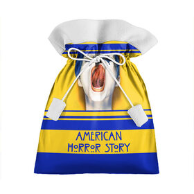 Подарочный 3D мешок с принтом American Horror Story в Тюмени, 100% полиэстер | Размер: 29*39 см | ahs | american horror story | американская история ужасов | язык
