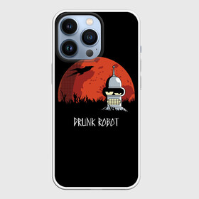 Чехол для iPhone 13 Pro с принтом Drunk Robot в Тюмени,  |  | all | bender | doctor | futurama | humans | kill | mult | robot | simpsons | space | trust | zoidberg | бендер | зойдберг | космос | мульт | мультик | мультфильм | робот | симпсоны | футурама