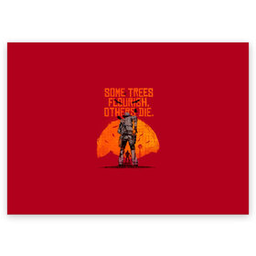 Поздравительная открытка с принтом Red Dead Redemption 2 в Тюмени, 100% бумага | плотность бумаги 280 г/м2, матовая, на обратной стороне линовка и место для марки
 | Тематика изображения на принте: dead | gamer | john | marston | rdr | red | redemption | rockstar | shooter | western | вестерн | джон | марстон | шутер