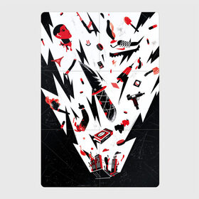Магнитный плакат 2Х3 с принтом Кровосток в Тюмени, Полимерный материал с магнитным слоем | 6 деталей размером 9*9 см | Тематика изображения на принте: кровосток | кровосток ногти | кровосток студень | кровосток шило | шило