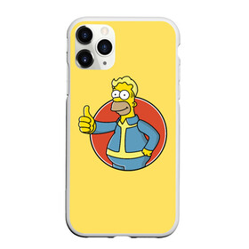 Чехол для iPhone 11 Pro матовый с принтом Homer Fallout в Тюмени, Силикон |  | bart | comedy | familt | homer | lisa | maggie | marge | mult | series | simpson | simpsons | springfield | барт | гомер | комедия | лиза | мардж | мэгги | прикол | приколы | семья | сериал | симпсон | симпсоны | спрингфилд