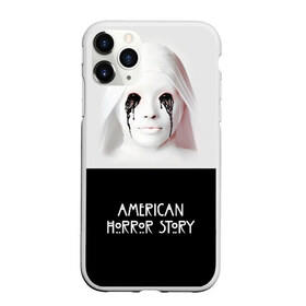 Чехол для iPhone 11 Pro Max матовый с принтом American Horror Story в Тюмени, Силикон |  | ahs | american horror story | американская история ужасов | демон | краска | лицо | макияж | монашка | черные глаза