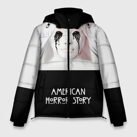 Мужская зимняя куртка 3D с принтом American Horror Story в Тюмени, верх — 100% полиэстер; подкладка — 100% полиэстер; утеплитель — 100% полиэстер | длина ниже бедра, свободный силуэт Оверсайз. Есть воротник-стойка, отстегивающийся капюшон и ветрозащитная планка. 

Боковые карманы с листочкой на кнопках и внутренний карман на молнии. | ahs | american horror story | американская история ужасов | демон | краска | лицо | макияж | монашка | черные глаза