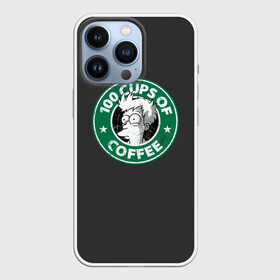 Чехол для iPhone 13 Pro с принтом 100 cups of coffee в Тюмени,  |  | coffee | express | fry | futurama | future | leela | philip | planet | turanga | zoidberg | бендер | будущее | джей | зойдберг | кофе | лила | родригес | сгибальщик | туранга | филип | фрай | футурама