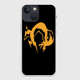 Чехол для iPhone 13 mini с принтом Electro Fox в Тюмени,  |  | cute | electro | fox | foxes | ginger | hideo kojima | metal gear solid | tail | xof | забавная | лис | лиса | лисица | лисицы | лисичка | лисички | лисы | милая | рыжая | рыжие | смешная | фыр | хвост | хвосты | хидео кодзима | шифрб мгсб mgs