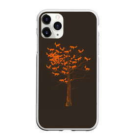 Чехол для iPhone 11 Pro матовый с принтом Дерево Лисиц в Тюмени, Силикон |  | cute | fox | foxes | ginger | tail | tree | trees | дерево | деревья | забавная | лис | лиса | лисица | лисицы | лисичка | лисички | лисы | милая | рыжая | рыжие | смешная | фыр | хвост | хвосты