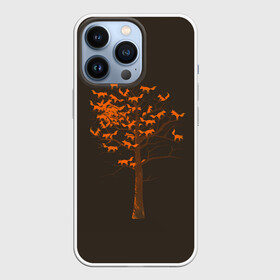 Чехол для iPhone 13 Pro с принтом Дерево Лисиц в Тюмени,  |  | cute | fox | foxes | ginger | tail | tree | trees | дерево | деревья | забавная | лис | лиса | лисица | лисицы | лисичка | лисички | лисы | милая | рыжая | рыжие | смешная | фыр | хвост | хвосты