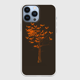 Чехол для iPhone 13 Pro Max с принтом Дерево Лисиц в Тюмени,  |  | cute | fox | foxes | ginger | tail | tree | trees | дерево | деревья | забавная | лис | лиса | лисица | лисицы | лисичка | лисички | лисы | милая | рыжая | рыжие | смешная | фыр | хвост | хвосты