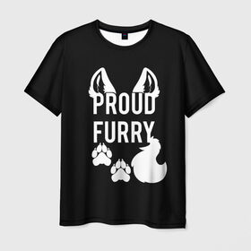 Мужская футболка 3D с принтом Proud Furry в Тюмени, 100% полиэфир | прямой крой, круглый вырез горловины, длина до линии бедер | cute | fox | foxes | furry | ginger | proud | tail | гордость | забавная | лис | лиса | лисица | лисицы | лисичка | лисички | лисы | милая | рыжая | рыжие | смешная | фыр | хвост | хвосты