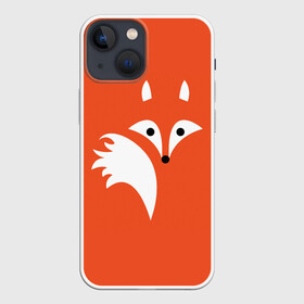 Чехол для iPhone 13 mini с принтом Лисичка в Тюмени,  |  | cute | fox | foxes | ginger | tail | забавная | лис | лиса | лисица | лисицы | лисичка | лисички | лисы | милая | рыжая | рыжие | смешная | фыр | хвост | хвосты