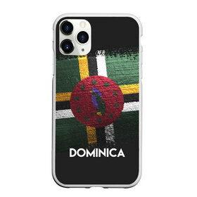 Чехол для iPhone 11 Pro Max матовый с принтом DOMINICA(Доминика) в Тюмени, Силикон |  | dominica | urban | город | доминика | мир | путешествие | символика | страны | флаг