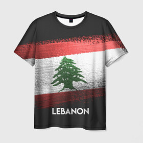 Мужская футболка 3D с принтом LEBANON(Ливан) в Тюмени, 100% полиэфир | прямой крой, круглый вырез горловины, длина до линии бедер | lebanon | urban | город | ливан | мир | путешествие | символика | страны | флаг