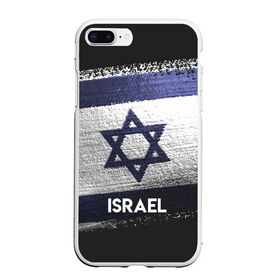 Чехол для iPhone 7Plus/8 Plus матовый с принтом Israel(Израиль) в Тюмени, Силикон | Область печати: задняя сторона чехла, без боковых панелей | israel | urban | город | израиль | мир | путешествие | символика | страны | флаг