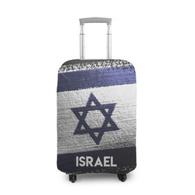 Чехол для чемодана 3D с принтом Israel(Израиль) в Тюмени, 86% полиэфир, 14% спандекс | двустороннее нанесение принта, прорези для ручек и колес | israel | urban | город | израиль | мир | путешествие | символика | страны | флаг