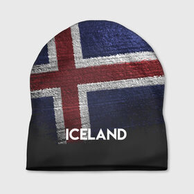 Шапка 3D с принтом Iceland(Исландия) в Тюмени, 100% полиэстер | универсальный размер, печать по всей поверхности изделия | iceland | urban | город | мир | путешествие | символика | страны | флаг