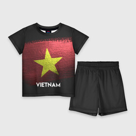 Детский костюм с шортами 3D с принтом VIETNAM(Вьетнам) в Тюмени,  |  | urban | vietnam | город | мир | путешествие | символика | страны | флаг