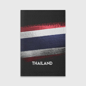 Обложка для паспорта матовая кожа с принтом Тайланд(Thailand) в Тюмени, натуральная матовая кожа | размер 19,3 х 13,7 см; прозрачные пластиковые крепления | Тематика изображения на принте: thailand | urban | город | мир | путешествие | символика | страны | таиланд | флаг