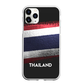 Чехол для iPhone 11 Pro матовый с принтом Тайланд(Thailand) в Тюмени, Силикон |  | thailand | urban | город | мир | путешествие | символика | страны | таиланд | флаг