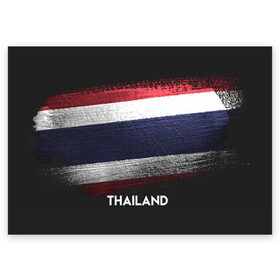 Поздравительная открытка с принтом Тайланд(Thailand) в Тюмени, 100% бумага | плотность бумаги 280 г/м2, матовая, на обратной стороне линовка и место для марки
 | thailand | urban | город | мир | путешествие | символика | страны | таиланд | флаг