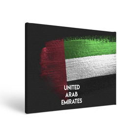 Холст прямоугольный с принтом Арабские Эмираты в Тюмени, 100% ПВХ |  | urban | город | мир | путешествие | символика | страны | флаг