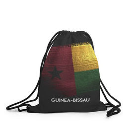 Рюкзак-мешок 3D с принтом Guinea-Bissau(Гвинея-Бисау) в Тюмени, 100% полиэстер | плотность ткани — 200 г/м2, размер — 35 х 45 см; лямки — толстые шнурки, застежка на шнуровке, без карманов и подкладки | urban | гвинея бисау | город | мир | путешествие | символика | страны | флаг