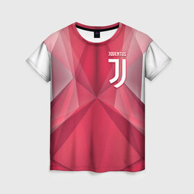 Женская футболка 3D с принтом Juventus new uniform в Тюмени, 100% полиэфир ( синтетическое хлопкоподобное полотно) | прямой крой, круглый вырез горловины, длина до линии бедер | 