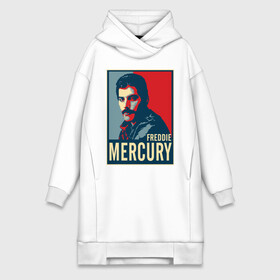Платье-худи хлопок с принтом Freddie Mercury в Тюмени,  |  | freddie mercury | queen | фредди меркьюри