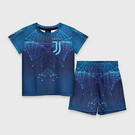 Детский костюм с шортами 3D с принтом Juventus Lifestyle в Тюмени,  |  | club | football | juventus | белый | италия | клуб | форма | черный | ювентус